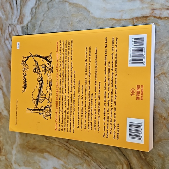 BOOK - The Joy of Not Working by Ernie J. Zelinski - Picture 2 of 3